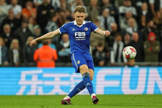 Premier League Newcastle United vs Leicester City Harry Souttar 15 of Leicester City in action during the game during the Premier League match Newcastle United vs Leicester City at St. James s Park, Newcastle, United Kingdom, 22nd May 2023 (Photo by Mark Cosgrove News Images) Copyright: xMarkxCosgrove NewsxImagesx