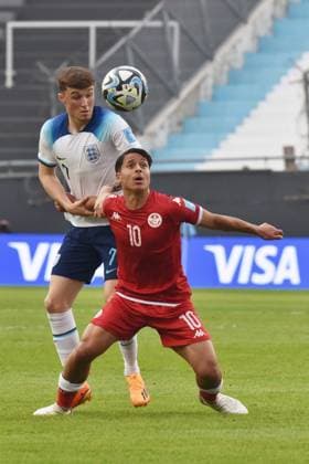 England v Tunisia - FIFA U20 World Cup LA PLATA, ARGENTINA - MAY 22: DEVINE Al La Plata Buenos Aires Argentina  Copyright: xFedericoxPerettix originalFilename:peretti-englandv230522_npmF2.jpg