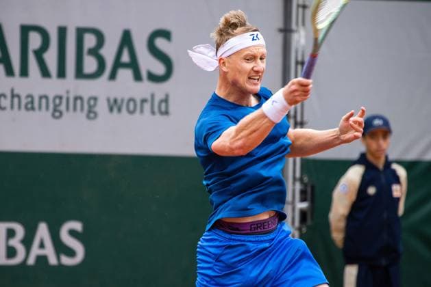 TENNIS - ATP, Tennis Herren French Open 2023 PARIS,FRANCE,23.MAY.23 - TENNIS - ATP World Tour, French Open, Roland Garros, Grand Slam, qualification. Image shows Zdenek Kolar (CZE).  GEPAxpictures xFrancoisxAsal