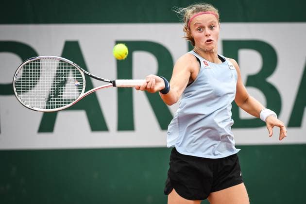 May 23, 2023, Paris, France, France: Alice ROBBE of France during the second qualifying day of Roland-Garros 2023, French Open 2023, Grand Slam tennis tournament at the Roland-Garros Stadium on May 23, 2023 in Paris, France. Paris France - ZUMAm308 20230523_zsp_m308_015 Copyright: xMatthieuxMirvillex