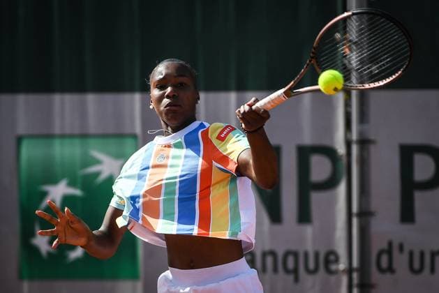 May 24, 2023, Paris, France, France: Noma NOHA AKUGUE of Germany during the third qualifying day of Roland-Garros 2023, French Open 2023, Grand Slam tennis tournament at the Roland-Garros Stadium on May 24, 2023 in Paris, France. Paris France - ZUMAm308 20230524_zsp_m308_006 Copyright: xMatthieuxMirvillex