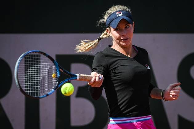 May 24, 2023, Paris, France, France: Elizabeth MANDLIK of United States during the third qualifying day of Roland-Garros 2023, French Open 2023, Grand Slam tennis tournament at the Roland-Garros Stadium on May 24, 2023 in Paris, France. Paris France - ZUMAm308 20230524_zsp_m308_007 Copyright: xMatthieuxMirvillex