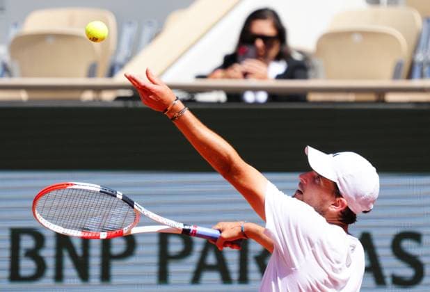Mandatory Credit: Photo by Javier Garcia Shutterstock (13924795ah) Dominic Thiem practices French Open Tennis, Wednesday Qualifying and Previews, Roland Garros, Paris, France - 24 May 2023 French Open Tennis, Wednesday Qualifying and Previews, Roland Garros, Paris, France - 24 May 2023  Copyright: xJavierxGarcia Shutterstockx 13924795ah