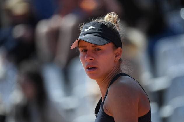 Tennis : Internationaux de Strasbourg 2023 - France - Magda Linette - Pologne Tennis : Internationaux de Strasbourg 2023 - France - 24 05 23 ChrysleneCaillaud Panoramic 