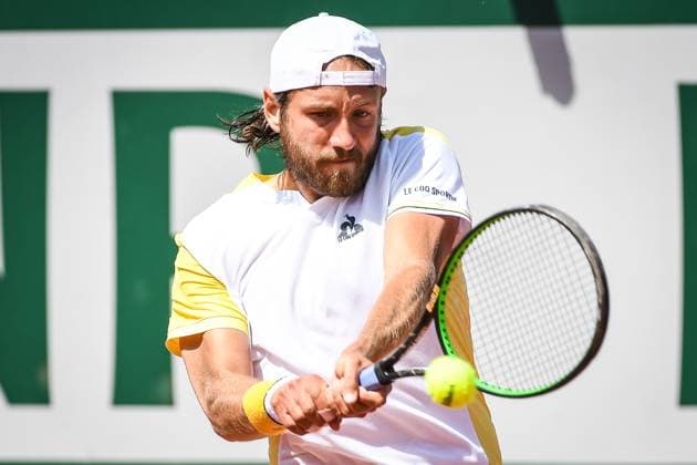 May 24, 2023, Paris, France, France: Lucas POUILLE of France during the third qualifying day of Roland-Garros 2023, French Open 2023, Grand Slam tennis tournament at the Roland-Garros Stadium on May 24, 2023 in Paris, France. Paris France - ZUMAm308 20230524_zsp_m308_015 Copyright: xMatthieuxMirvillex