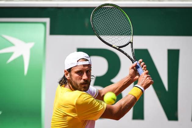 May 24, 2023, Paris, France, France: Lucas POUILLE of France during the third qualifying day of Roland-Garros 2023, French Open 2023, Grand Slam tennis tournament at the Roland-Garros Stadium on May 24, 2023 in Paris, France. Paris France - ZUMAm308 20230524_zsp_m308_016 Copyright: xMatthieuxMirvillex