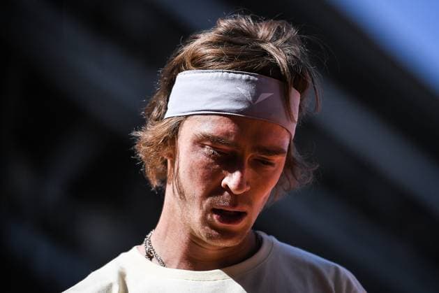 May 24, 2023, Paris, France, France: Andrey RUBLEV of Russia during a training session of Roland-Garros 2023, French Open 2023, Grand Slam tennis tournament at the Roland-Garros Stadium on May 24, 2023 in Paris, France. Paris France - ZUMAm308 20230524_zsp_m308_022 Copyright: xMatthieuxMirvillex