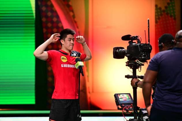Sport Themen der Woche KW21 Sport Bilder des Tages Dang QIU, Deutschland Borussia Düsseldorf, Europameister 2022 und Finalist beim Europe Top 16 2022, erreicht das Achtefinale bei den Tischtennis-Weltmeisterschaften in Durban, Südafrika. Dang QIU, Deutschland Borussia Düsseldorf, Europameister 2022 und Finalist beim Europe Top 16 2022, erreicht das Achtefinale bei den Tischtennis-Weltmeisterschaften in Durban, Südafrika. Durban ICC Durban, International Conven Südafrika, South Africa *** Dang QIU, Germany Borussia Düsseldorf, European Champion 2022 and finalist at the Europe Top 16 2022, reaches the final of eight at the Table Tennis World Championships in Durban, South Africa Dang QIU, Germany Borussia Düsseldorf, European Champion 2022 and finalist at the Europe Top 16 2022, reaches the final of eight at the Table Tennis World Championships in Durban, South Africa Durban ICC Durban, International Conven South Africa, South Africa