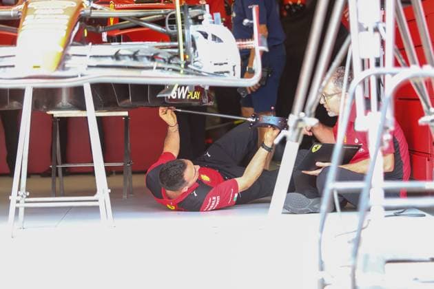 Scuderia Ferrari Technical detail .. during FORMULA 1 GRAND PRIX DE MONACO 2023 - Montecarlo, 25-28 May 2023 Monte Carlo MONACO - ZUMAc04_ 20230525_zaf_c04_069 Copyright: xAlessioxDexMarcoox