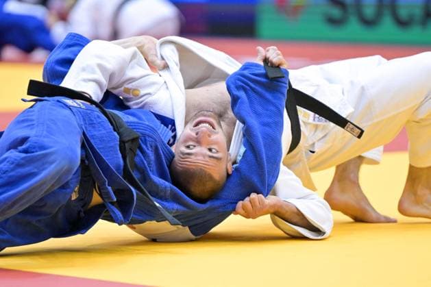 Bilder des Jahres 2023, Sport 05 Mai Sport Themen der Woche KW21 JUDO - Upper Austria Judo Grand Prix LINZ,AUSTRIA,25.MAY.23 - JUDO - IJF World Tour, Upper Austria Judo Grand Prix, -60kg men. Image shows Dilshot Khalmatov (UKR).  GEPAxpictures xChristianxMoser