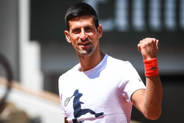 Sport Themen der Woche KW21 Sport Bilder des Tages May 25, 2023, Paris, France, France: Novak DJOKOVIC of Serbia during a training session of Roland-Garros 2023, French Open 2023, Grand Slam tennis tournament at the Roland-Garros Stadium on May 25, 2023 in Paris, France. Paris France - ZUMAm308 20230525_zsp_m308_016 Copyright: xMatthieuxMirvillex