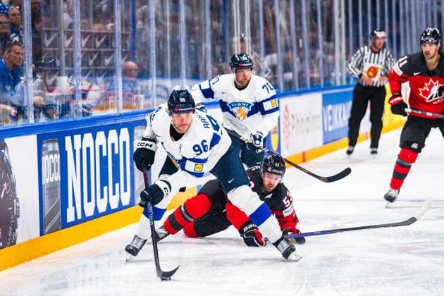 XXKEIKKAXX, 20230525, Tampere, Finland, Suomi - Kanada, MM-kisat, Mikko Rantanen, Petri Saarelainen AOP