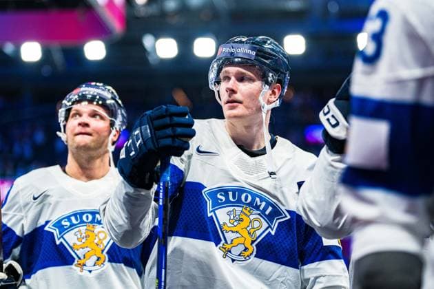 XXKEIKKAXX, 20230525, Tampere, Finland, Suomi - Kanada, MM-kisat, Kaapo Kakko , Petri Saarelainen AOP