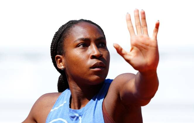 Mandatory Credit: Photo by Javier Garcia Shutterstock (13925663o) Coco Gauff practices French Open Tennis, Friday Qualifying and Previews, Roland Garros, Paris, France - 26 May 2023 French Open Tennis, Friday Qualifying and Previews, Roland Garros, Paris, France - 26 May 2023  Copyright: xJavierxGarcia Shutterstockx 13925663o
