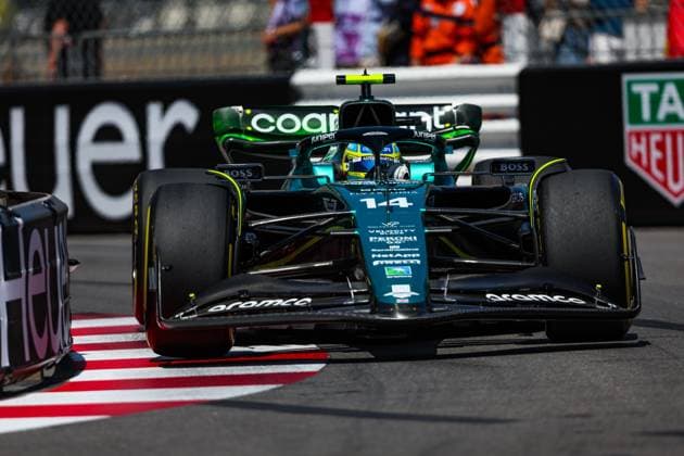 14 ALONSO Fernando (spa), Aston Martin F1 Team AMR23, action during the Formula 1 Grand Prix de Monaco 2023, 6th round of the 2023 Formula One World Championship, WM, Weltmeisterschaft from May 26 to 28, 2023 on the Circuit de Monaco, in Monaco - F1 - MONACO GRAND PRIX 2023 DPPI Panoramic  20230526_GOOD1083