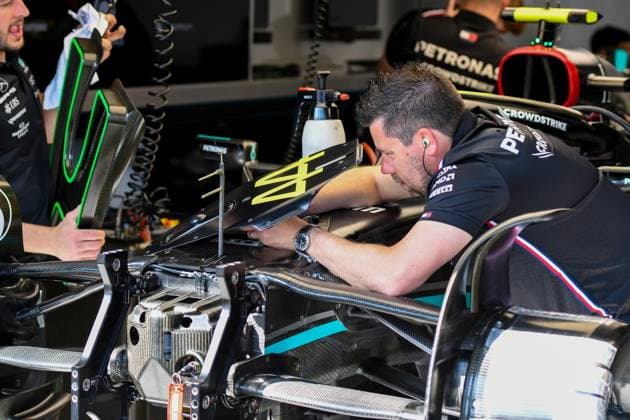Formel 1 GP Monaco. Freitag 26.05.2023 Mercedes AMG F1 Team; Formel 1 GP Monaco. Freitag 26.05.2023 Copyright: xBEAUTIFULxSPORTS Erlhofx