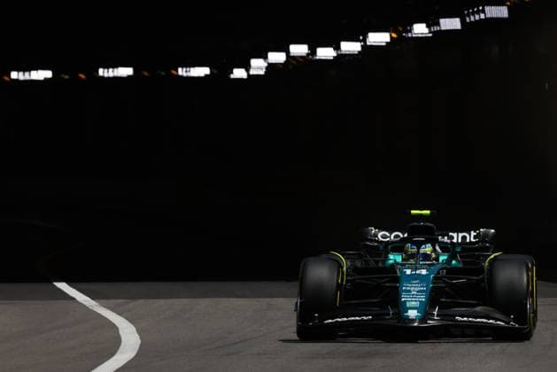 F1 Grand Prix Of Monaco Practice 1 Fernando Alonso of Aston Martin Aramco during first practice ahead of the Formula 1 Grand Prix of Monaco at Circuit de Monaco in Monaco on May 26, 2023. Monaco Monaco  Copyright: xJakubxPorzyckix originalFilename:porzycki-f1grandp230526_npQsh.jpg