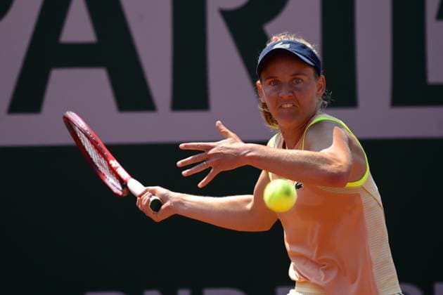 Fiona Ferro ( FRA ) - TENNIS : Roland Garros 2023 - Internationaux de France - 26 05 2023 FedericoPestellini Panoramic 