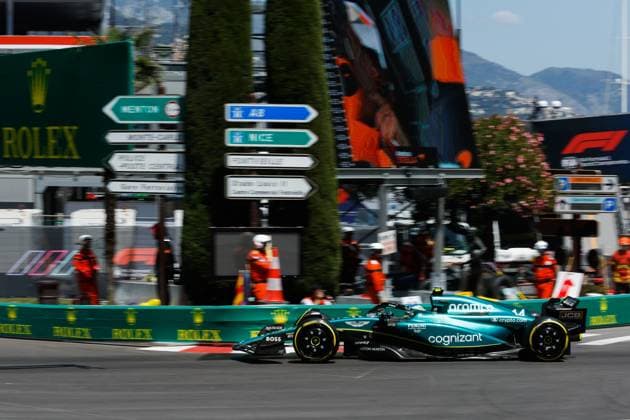 14 Fernando Alonso (ESP, Aston Martin Aramco Cognizant F1 Team), F1 Grand Prix of Monaco at Circuit de Monaco on May 26, 2023 in Monte-Carlo, Monaco. (Photo by HOCH ZWEI) Monte-Carlo Monaco