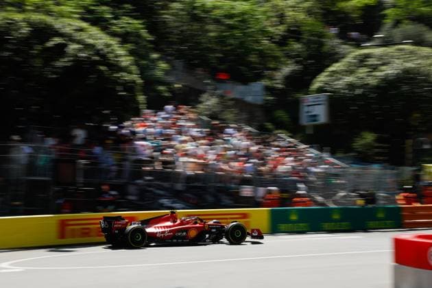 55 Carlos Sainz (ESP, Scuderia Ferrari), F1 Grand Prix of Monaco at Circuit de Monaco on May 26, 2023 in Monte-Carlo, Monaco. (Photo by HOCH ZWEI) Monte-Carlo Monaco