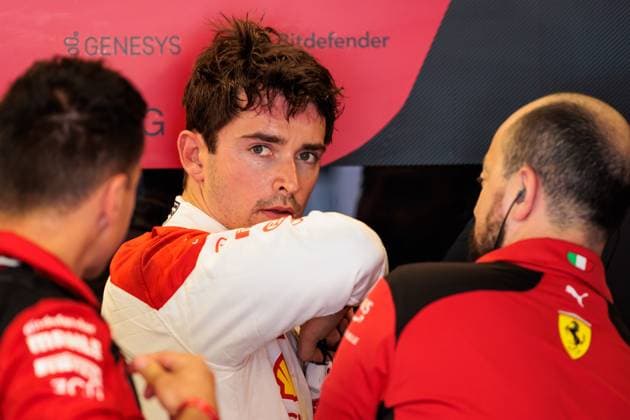 Charles Leclerc (Scuderia Ferrari) nach dem Training, Grosser Preis von Monaco, Motorsport, Formel 1, Saison 2023, 26.05.2023 Grosser Preis von Monaco, Motorsport, Formel 1, Saison 2023, 26.05.2023 Copyright: xEibner-Pressefoto AlexanderxNeisx EP_ANS