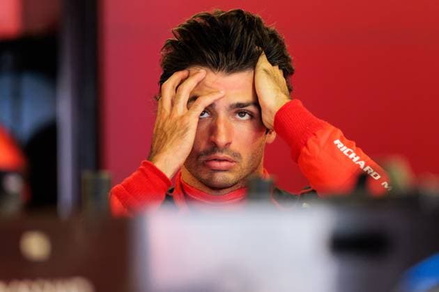 Carlos Sainz (Scuderia Ferrari) nach dem Training, Grosser Preis von Monaco, Motorsport, Formel 1, Saison 2023, 26.05.2023 Grosser Preis von Monaco, Motorsport, Formel 1, Saison 2023, 26.05.2023 Copyright: xEibner-Pressefoto AlexanderxNeisx EP_ANS