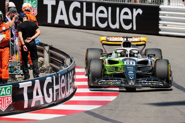 Oscar Piastri (McLaren F1 Team) mit seinem Auto auf der Strecke, Grosser Preis von Monaco, Motorsport, Formel 1, Saison 2023, 26.05.2023 Grosser Preis von Monaco, Motorsport, Formel 1, Saison 2023, 26.05.2023 Copyright: xEibner-Pressefoto AlexanderxNeisx EP_ANS