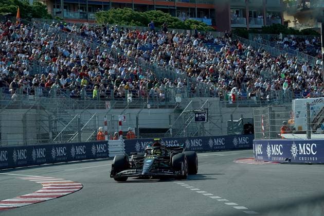 26.05.2023, Circuit de Monaco, Monte Carlo, Formel 1 Grand Prix Monaco 2023 ,im Bild Lewis Hamilton (GBR), Mercedes-AMG Petronas Formula One Team Monte Carlo Circuit de Monaco Monaco