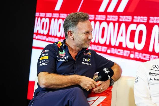Christian Horner (GBR, Oracle Red Bull Racing), F1 Grand Prix of Monaco at Circuit de Monaco on May 26, 2023 in Monte-Carlo, Monaco. (Photo by HOCH ZWEI) Monte-Carlo Monaco