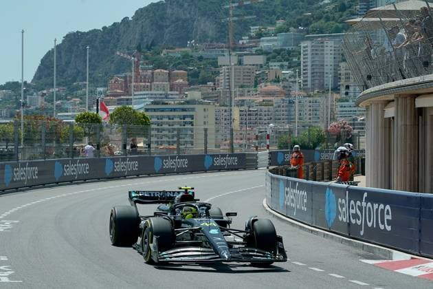 Formel 1 Grand Prix Monaco 2023 26.05.2023, Circuit de Monaco, Monte Carlo, Formel 1 Grand Prix Monaco 2023 ,im Bild Lewis Hamilton (GBR), Mercedes-AMG Petronas Formula One Team