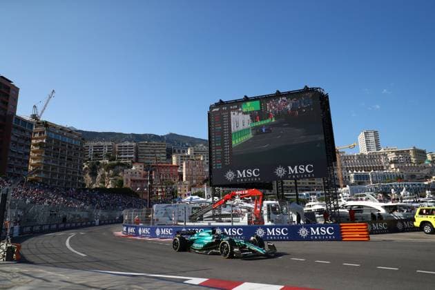 18 Lance Stroll, Aston Martin Mercedes during the Monaco GP, 25-28 May 2023 at Montecarlo, Formula 1 World Championship, WM, Weltmeisterschaft 2023.  Copyright: xFedericoxBasilex xIPAx xipa-agenx xFedericoxBasilex 0 IPA_IPA38249563