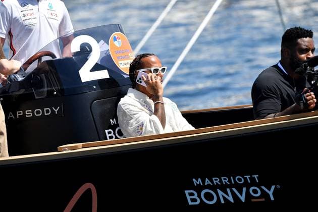 Formel 1 Grand Prix Monaco 2023 26.05.2023, Circuit de Monaco, Monte Carlo, Formel 1 Grand Prix Monaco 2023 ,im Bild Lewis Hamilton (GBR), Mercedes-AMG Petronas Formula One Team
