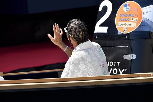 Formel 1 Grand Prix Monaco 2023 26.05.2023, Circuit de Monaco, Monte Carlo, Formel 1 Grand Prix Monaco 2023 ,im Bild Lewis Hamilton (GBR), Mercedes-AMG Petronas Formula One Team