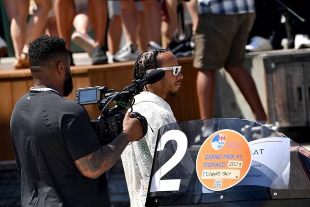 Formel 1 Grand Prix Monaco 2023 26.05.2023, Circuit de Monaco, Monte Carlo, Formel 1 Grand Prix Monaco 2023 ,im Bild Lewis Hamilton (GBR), Mercedes-AMG Petronas Formula One Team
