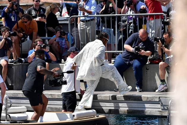 Formel 1 Grand Prix Monaco 2023 26.05.2023, Circuit de Monaco, Monte Carlo, Formel 1 Grand Prix Monaco 2023 ,im Bild Lewis Hamilton (GBR), Mercedes-AMG Petronas Formula One Team
