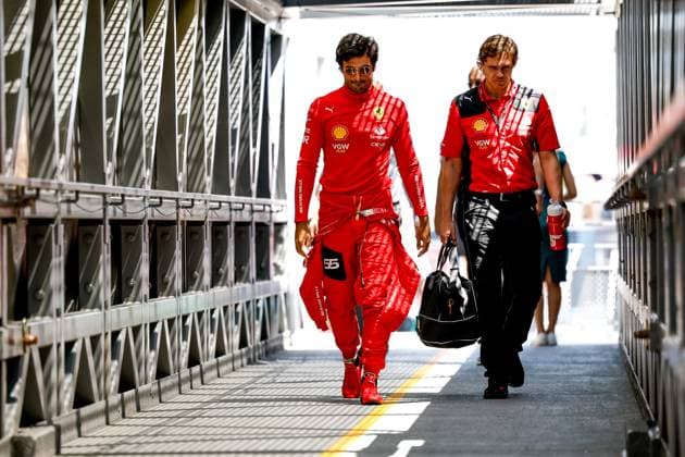 55 Carlos Sainz (ESP, Scuderia Ferrari), F1 Grand Prix of Monaco at Circuit de Monaco on May 26, 2023 in Monte-Carlo, Monaco. (Photo by HOCH ZWEI) Monte-Carlo Monaco