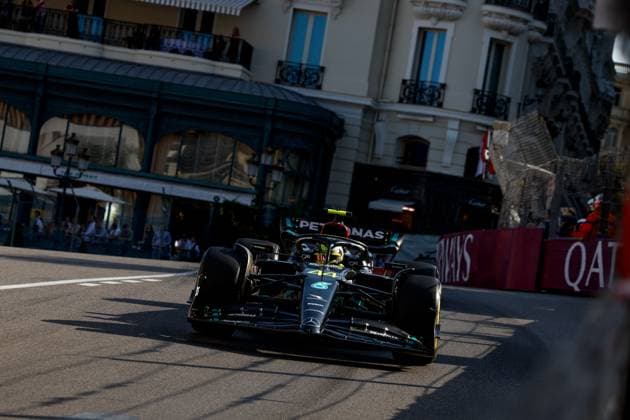 44 Lewis Hamilton (GBR, Mercedes-AMG Petronas F1 Team), F1 Grand Prix of Monaco at Circuit de Monaco on May 26, 2023 in Monte-Carlo, Monaco. (Photo by HOCH ZWEI) Monte-Carlo Monaco