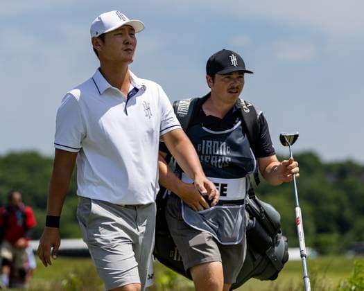 May 26, 2023, Potomac Falls, Virginia, USA: DANNY LEE walks the course during the first round of the LIV Golf DC event at Trump National Golf Club. Potomac Falls USA - ZUMAb237 20230526_znp_b237_028 Copyright: xRobertxBlakleyx
