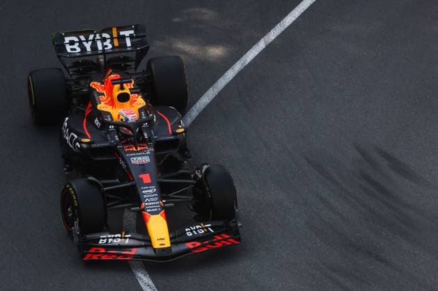 F1 Monaco Grand Prix Max Verstappen of Red Bull Racing drives on the track during Practice 2 ahead of the F1 Grand Prix of Monaco at Circuit de Monaco on May 26, 2023 in Monte-Carlo, Monaco. Monte Carlo Monaco  Copyright: xBeataxZawrzelx originalFilename:zawrzel-f1monaco230526_npnwd.jpg