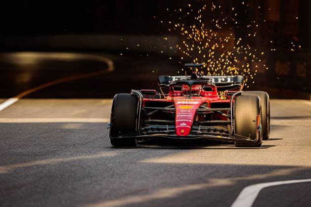Sport Themen der Woche KW21 Sport Bilder des Tages Charles Leclerc (Scuderia Ferrari) mit seinem Auto am Tunnelausgang mit Funkenflug, Grosser Preis von Monaco, Motorsport, Formel 1, Saison 2023, 26.05.2023 Grosser Preis von Monaco, Motorsport, Formel 1, Saison 2023, 26.05.2023 *** Charles Leclerc Scuderia Ferrari with his car at the tunnel exit with sparks, Monaco Grand Prix, Motorsport, Formula 1, Season 2023, 26 05 2023 Monaco Grand Prix, Motorsport, Formula 1, Season 2023, 26 05 2023 Copyright: xEibner-Pressefoto AlexanderxNeisx EP_ANS