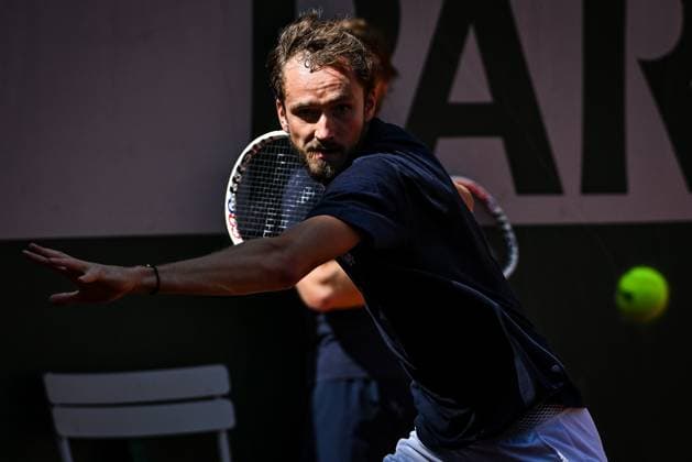 May 27, 2023, Paris, France, France: Daniil MEDVEDEV of Russia during a training session of Roland-Garros 2023, French Open 2023, Grand Slam tennis tournament at the Roland-Garros Stadium on May 27, 2023 in Paris, France. Paris France - ZUMAm308 20230527_zsp_m308_002 Copyright: xMatthieuxMirvillex