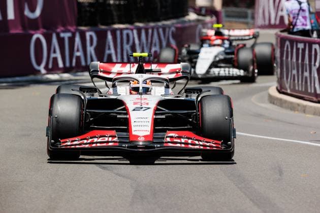 Nico Huelkenberg (Haas F1 Team) mit seinem Auto auf der Strecke, Grosser Preis von Monaco, Motorsport, Formel 1, Saison 2023, 27.05.2023 Grosser Preis von Monaco, Motorsport, Formel 1, Saison 2023, 27.05.2023 Copyright: xEibner-Pressefoto AlexanderxNeisx EP_ANS