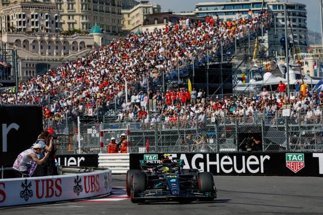 44 Lewis Hamilton (GBR, Mercedes-AMG Petronas F1 Team), F1 Grand Prix of Monaco at Circuit de Monaco on May 27, 2023 in Monte-Carlo, Monaco. (Photo by HOCH ZWEI) Monte-Carlo Monaco