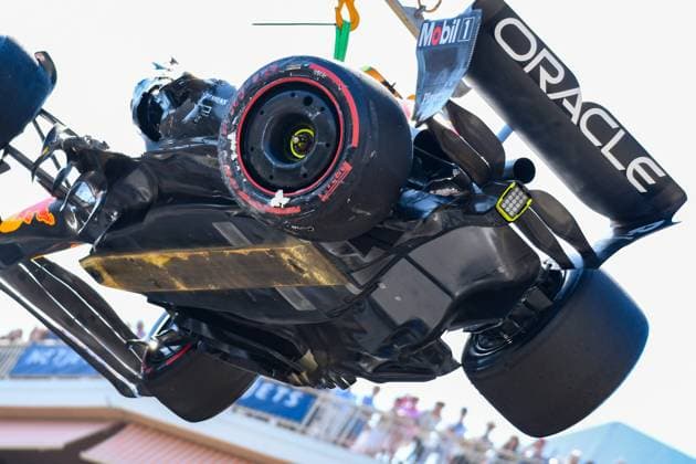 Formel 1 GP Monaco. Samstag 27.05.2023 Sergio Perez (MEX) Red Bull Racing Unterboden; Formel 1 GP Monaco. Samstag 27.05.2023 Copyright: xBEAUTIFULxSPORTS Erlhofx