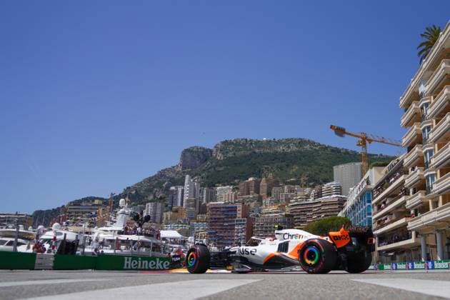 F1 Grand Prix of Monaco - Qualifying Lando Norris of Uk driving the (4) McLaren F1 Team MCL60 Mercedes during the Formula 1 Grand Prix De Monaco 2023 on May 27th, 2023 in Montecarlo, Monaco. Monte-Carlo Monaco  Copyright: xAlessioxMorgesex originalFilename:morgese-formula1230527_np6zQ.jpg