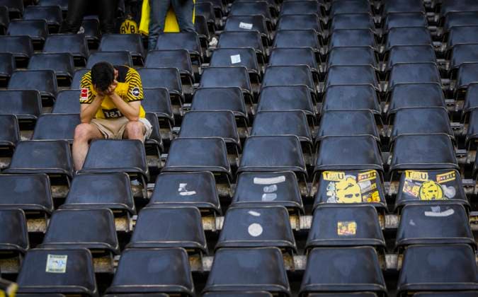 Sport Themen der Woche KW21 Dortmund, Germany. 27th Mai, 2023. Trauriger BVB Fan Borussia Dortmund - FSV Mainz 05 27.05.2023 *** Dortmund, Germany 27th May, 2023 Sad BVB Fan Borussia Dortmund FSV Mainz 05 27 05 2023