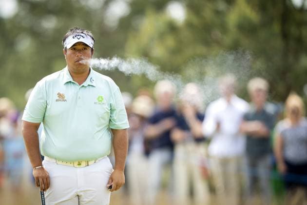 Bilder des Jahres 2023, Sport 05 Mai Sport Themen der Woche KW21 Sport Bilder des Tages CROMVOIRT - Kiradech Aphibarnrat (THA) in action during the 103rd edition of the KLM Open golf tournament. The KLM Open counts as a qualifying tournament for the US Open. AP SANDER KING xVIxANPxSportx xxANPxIVx 470399611 originalFilename: 470399611.jpg