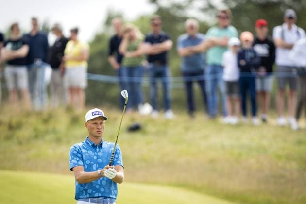 CROMVOIRT - Adrian Meronk (POL) in action during the 103rd edition of the KLM Open golf tournament. The KLM Open counts as a qualifying tournament for the US Open. AP SANDER KING xVIxANPxSportx xxANPxIVx 470400056 originalFilename: 470400056.jpg