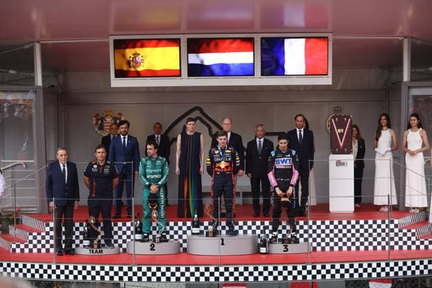Formula 1 Championship - 2023 Grand Prix De Monaco - Sunday - Race PODIUM OF THE RACE& xA; during 2023 Grand Prix De Monaco - Sunday - Race, Formula 1 Championship in Montecarlo, Principality of Monaco, May 28 2023 Montecarlo Circuit de Monaco Principality of Monaco Copyright: xAlessioxDexMarcox xLiveMediax LPS_952709