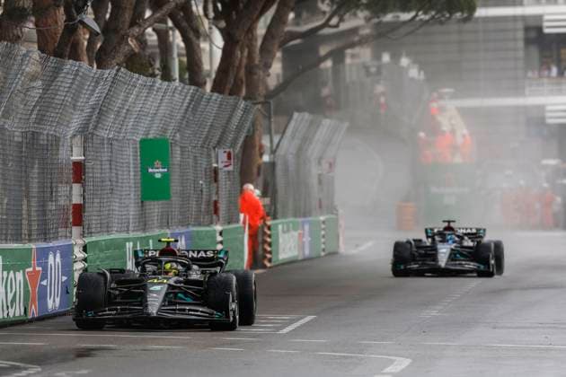 44 Lewis Hamilton (GBR, Mercedes-AMG Petronas F1 Team), F1 Grand Prix of Monaco at Circuit de Monaco on May 28, 2023 in Monte-Carlo, Monaco. (Photo by HOCH ZWEI) Monte-Carlo Monaco